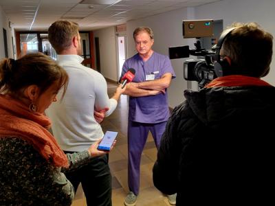 prof. UMP dr hab. n. med. Jacek Karoń – kierownik Oddziału Chirurgii Ogólnej, Onkologicznej i Kolorektalnej