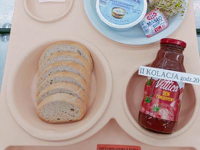 Posiłek na dzień 29.01.2025 roku- kolacja dieta łatwostrawna bogatobiałkowa