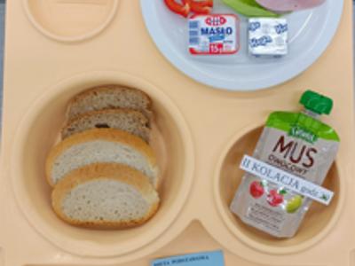Posiłek na dzień 27.01.2025 roku- kolacja dieta podstawowa