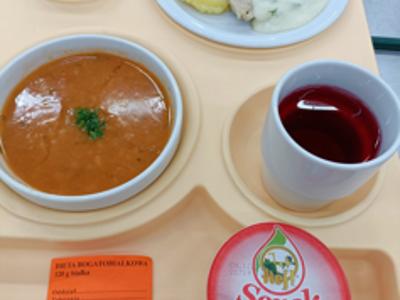 Posiłek na dzień 13.02.2025 roku- obiad dieta łatwostrawna bogatobiałkowaa