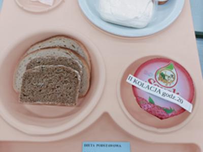 Posiłek na dzień 14.0.2025 roku- kolaja dieta podstawowa