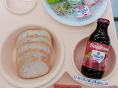 Posiłek na dzień 20.02.2025 roku - kolacja dieta łatwostrawna bogatobiałkowa