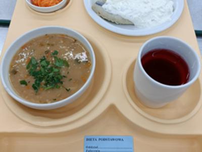 Posiłek na dzień 21.02.2025 roku - obiad dieta podstawowa