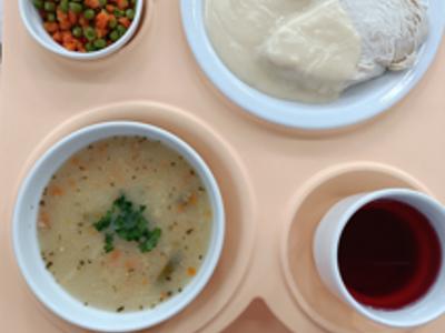 Posiłek na dzień 26.02.2025 roku - obiad dieta podstawowa