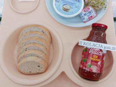 Posiłek na dzień 26.02.2025 roku - kolacja dieta łatwostrawna bogatobiałkowa