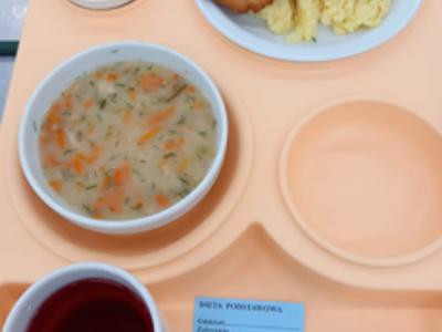 Posiłek na dzień 12.03.2025 roku - obiad dieta podstawowa