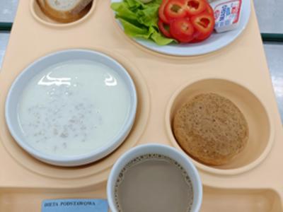 Posiłek na dzień 14.03.2025 roku - śniadanie dieta podstawowa