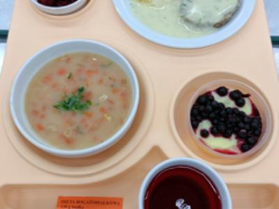 Posiłek na dzień 11.03.2025 roku - obiad dieta łatwostrawna bogatobiałkowa