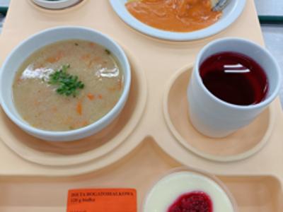 Posiłek na dzień 14.03.2025 roku - obiad dieta lekkostrawna bogatobiałkowa
