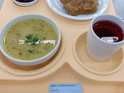 Posiłek na dzień 17.03.2025 roku - obiad dieta podstawowa