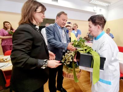 Od lewej: Zastępca Dyrektora Beata Urban, Zastępca Dyrektora Jan Sawicz, Magister Danuta Kurasz 
