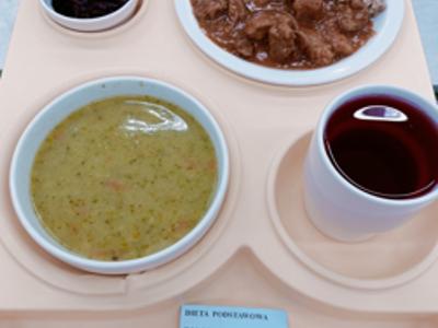 Posiłek na dzień 07.04.2025 roku - obiad dieta podstawowa