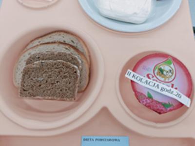 Posiłek na dzień 11.04.2025 roku - kolacja dieta podstawowa