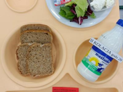 Posiłek na dzień 09.04.2025 roku - kolacja dieta cukrzycowa - dieta z ograniczeniem łatwo przyswajalnych węglowodanów