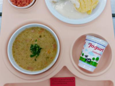 Posiłek na dzień 25.04.2025 roku - obiad dieta cukrzycowa - dieta z ograniczeniem łatwo przyswajalnych węglowodanów