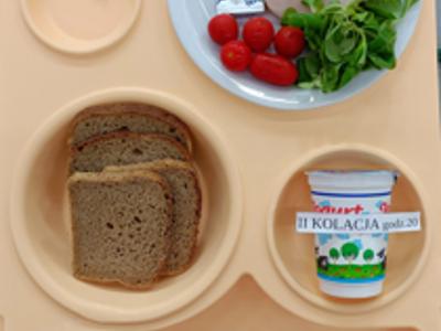 Posiłek na dzień 28.04.2025 roku - kolacja dieta cukrzycowa - dieta z ograniczeniem łatwo przyswajalnych węglowodanów