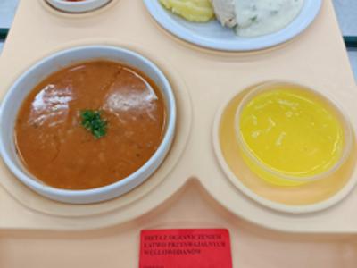 Posiłek na dzień 08.05.2025 roku - obiad dieta cukrzycowa - dieta z ograniczeniem łatwo przyswajalnych węglowodanów.