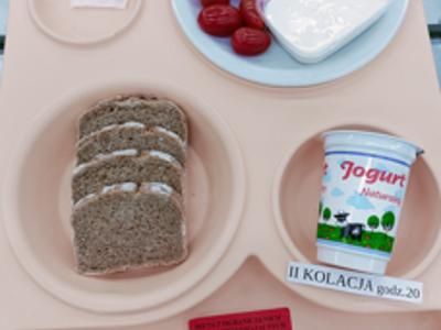 Posiłek na dzień 09.05.2025 roku - kolacja dieta cukrzycowa - dieta z ograniczeniem łatwo przyswajalnych węglowodanów.