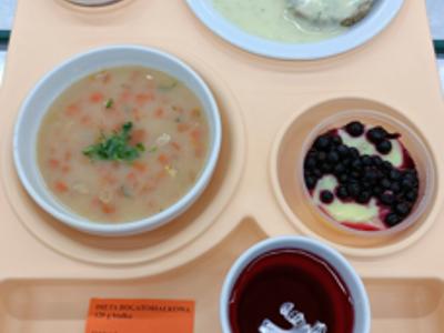 Posiłek na dzień 06.05.2025 roku - obiad dieta łatwostrawna bogatobiałkowa.