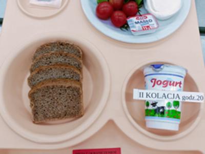 Posiłek na dzień 13.05.2025 roku - kolacja dieta cukrzycowa - dieta z ograniczeniem łatwo przyswajalnych węglowodanów.