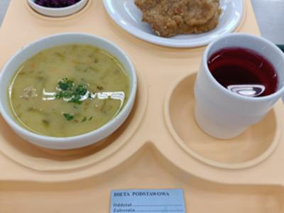 Posiłek na dzień 12.05.2025 roku - obiad dieta podstawowa.