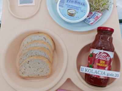 Posiłek na dzień 21.05.2025 roku - kolacja dieta łatwostrawna.