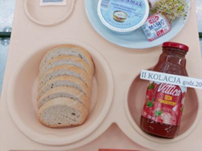 Posiłek na dzień 21.05.2025 roku - kolacja dieta łatwostrawna bogatobiałkowa.