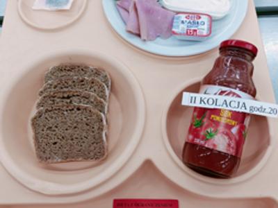 Posiłek na dzień 23.05.2025 roku - dieta cukrzycowa - dieta z ograniczeniem łatwo przyswajalnych węglowodanów.