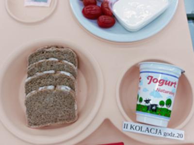 Posiłek na dzień 06.06.2025 roku - kolacja dieta cukrzycowa - dieta z ograniczeniem łatwo przyswajalnych węglowodanów. 