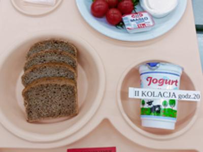 Posiłek na dzień 10.06.2025 roku - kolacja dieta cukrzycowa - dieta z ograniczeniem łatwo przyswajalnych węglowodanów.