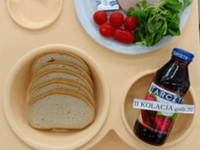 Posiłek na dzień 23.06.2025 roku - kolacja dieta łatwostrawna bogatobiałkowa.
