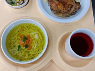 Posiłek na dzień 25.06.2025 roku - obiad dieta podstawowa.