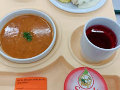 Posiłek na dzień 03.07.2025 roku - obiad dieta łatwostrawna bogatobiałkowa.