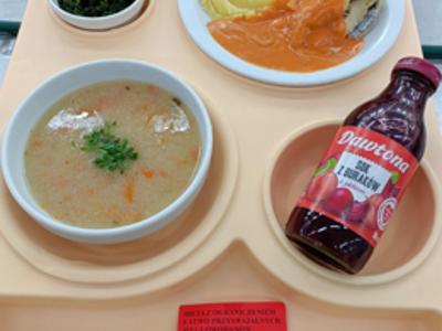 Posiłek na dzień 04.07.2025 roku - obiad dieta cukrzycowa - dieta z ograniczeniem łatwo przyswajalnych węglowodanów.