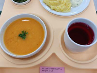 Posiłek na dzień 07.07.2025 roku - obiad dieta łatwostrawna.