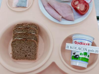 Posiłek na dzień 11.07.2025 roku - kolacja dieta cukrzycowa - dieta z ograniczeniem łatwo przyswajalnych węglowodanów.