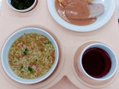 Posiłek na dzień 15.07.2025 roku - obiad dieta łatwostrawna.