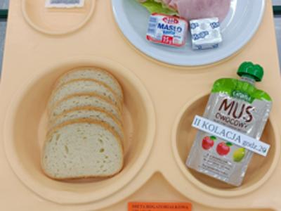Posiłek na dzień 14.07.2025 roku - kolacja dieta łatwostrawna bogatobiałkowa.