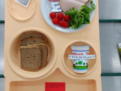 Posiłek na dzień 21.07.2025 roku - kolacja dieta cukrzycowa - dieta z ograniczeniem łatwo przyswajalnych węglowodanów.