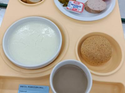 Posiłek na dzień 30.07.2025 roku - śniadanie dieta podstawowa 