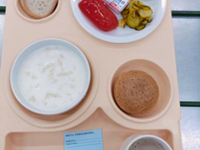 Posiłek na dzień 28.072025 roku - śniadanie dieta podstawowa 
