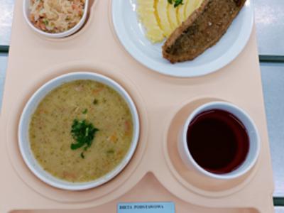 Posiłek na dzień 01.08.2025 roku - obiad dieta podstawowa 