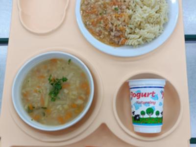 Posiłek na dzień 21.07.25 roku - obiad dieta łatwostrawna bogatobiałkowa