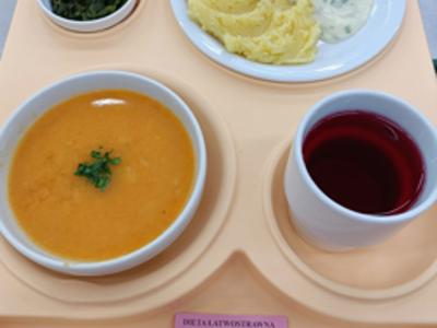Posiłek na dzień 04.08.2025 roku - obiad dieta łatwostrawna.