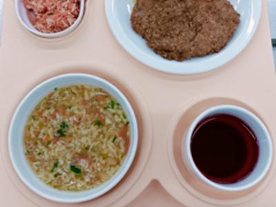 Posiłek na dzień 12.08.2025 roku - obiad dieta podstawowa.