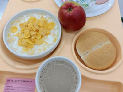 Posiłek na dzień 28.08.2025 roku - śniadanie dieta łatwostrawna.