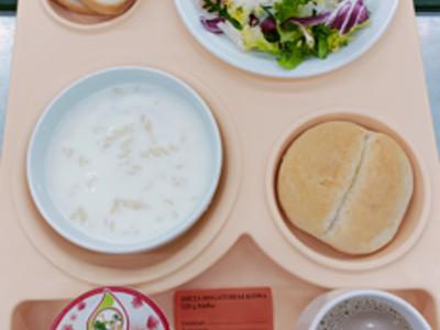 Posiłek na dzień 25.08.2025 roku - śniadanie dieta łatwostrawna bogatobiałkowa.