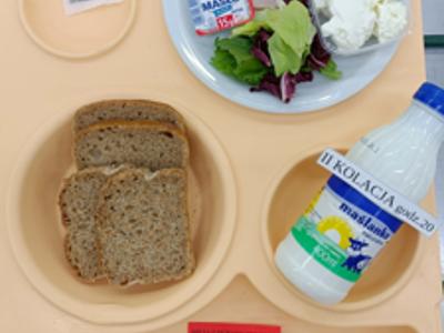 Posiłek na dzień 27.08.2025 roku - kolacja dieta cukrzycowa - dieta z ograniczeniem łatwo przyswajalnych węglowodanów.