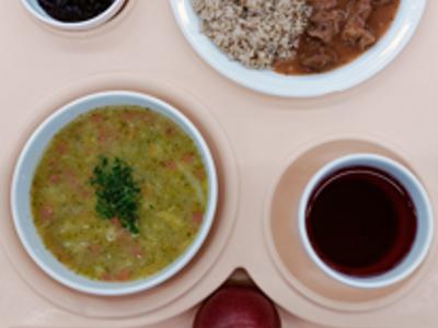 Posiłek na dzień 25.08.2025 roku - obiad dieta podstawowa.