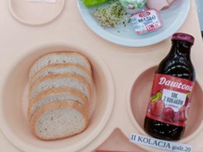 Posiłek na dzień 04.09.2025 roku - kolacja dieta łatwostrawna bogatobiałkowa.